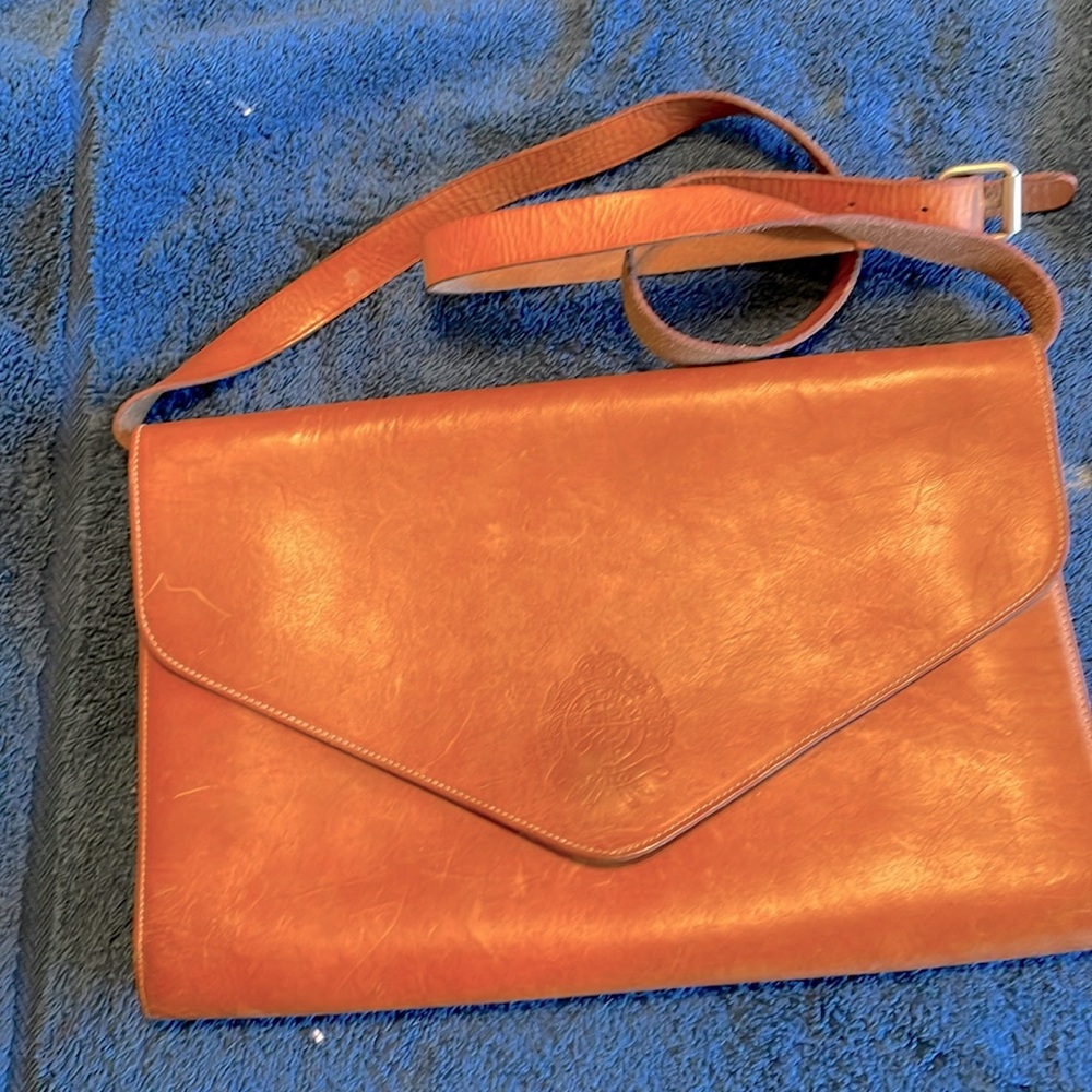 Leather satchel